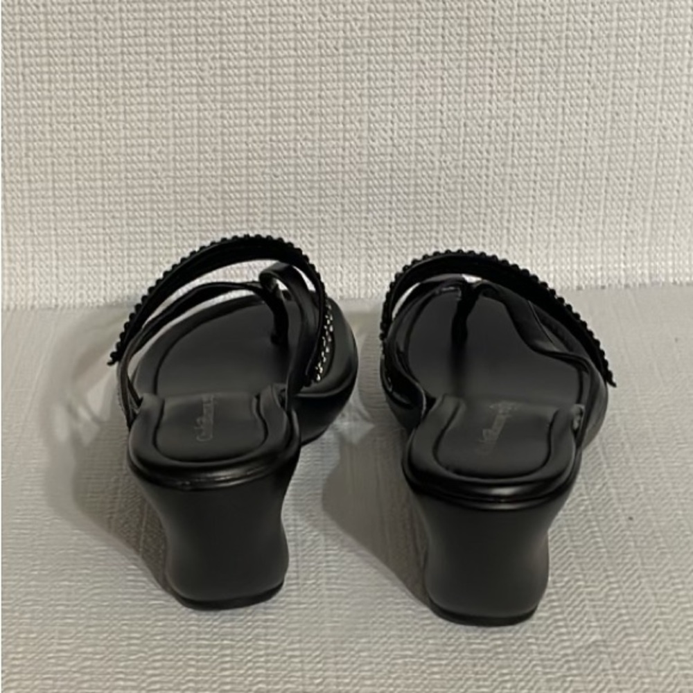 Croft & Borrow platform sandals, size 9.M - Picture 5 of 9